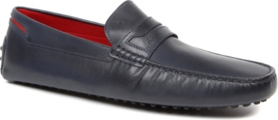 TODS Ferrari leather driving moccasins