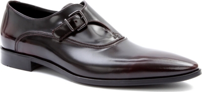 HUGO BOSS Blanos leather monk shoes
