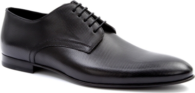 HUGO BOSS Minier embossed leather Derby shoes