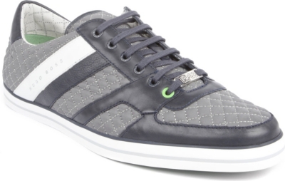 HUGO BOSS Somerset leather and textile trainers
