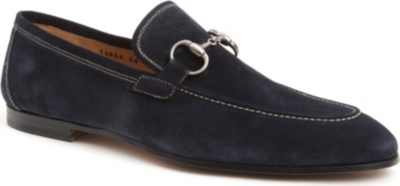 MAGNANNI Horsebit suede loafers