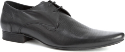 H BY HUDSON Louis perforated-upper shoes