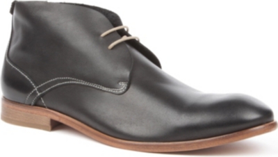 H BY HUDSON Osbourne leather Chukka boots