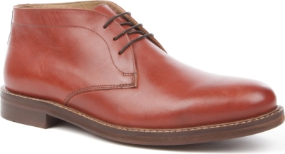 H BY HUDSON Paisley leather Chukka boots