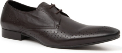 H BY HUDSON Vice leather Derby shoes