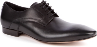 ROLANDO STURLINI Leather shine Derby shoes