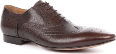 ROLANDO STURLINI Textured brogue shoes
