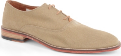 KG BY KURT GEIGER Ledger canvas Oxford shoes