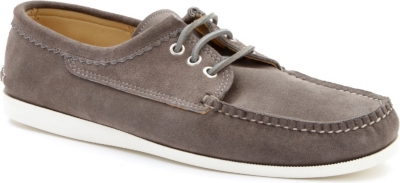 QUODDY Blucher leather Camp-sole boat shoes