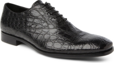 PRADA Crocodile Oxford shoes