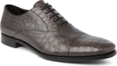PRADA Crocodile Oxford shoes