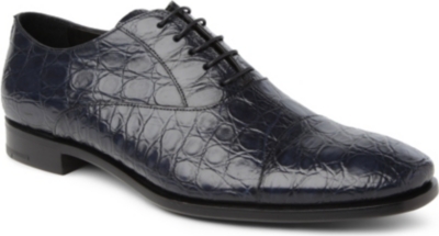 PRADA Crocodile Oxford shoes