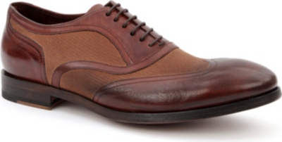 PAUL SMITH Multi-textured Oxford shoes