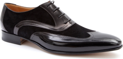 STEMAR Mixed wingcap Oxford shoes