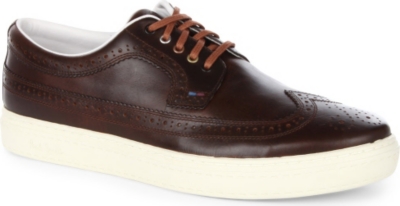 PAUL SMITH Merced leather trainers