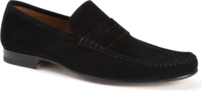STEMAR Suede penny loafers