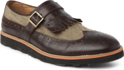 KG BY KURT GEIGER Hunter fringe-detail monk shoes