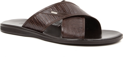 STEMAR Lizard-print cross-strap sandals