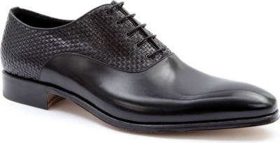 STEMAR Woven leather Oxford shoes