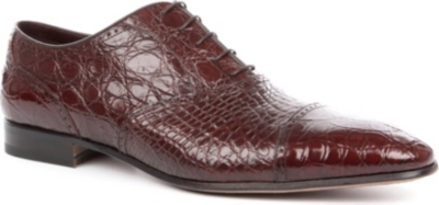 STEMAR Crocodile Oxford shoes