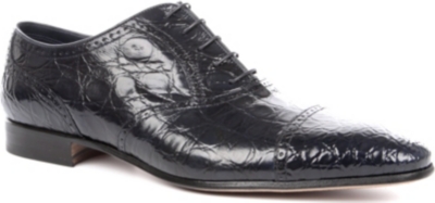 STEMAR Crocodile Oxford shoes