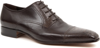 STEMAR Ostrich toecap Derby shoes