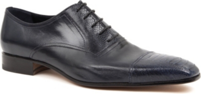 STEMAR Ostrich toecap Derby shoes