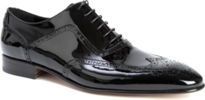 STEMAR Patent wingcap Oxford brogues