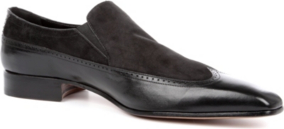 STEMAR Suede Wing Cap shoes