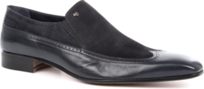 STEMAR Suede Wing Cap Shoes