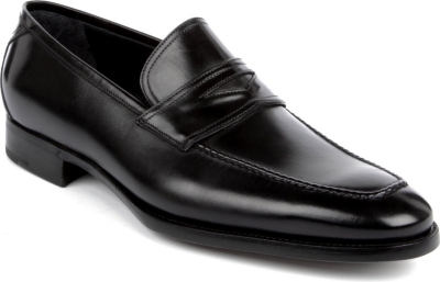 ERMENEGILDO ZEGNA Leather trim loafers