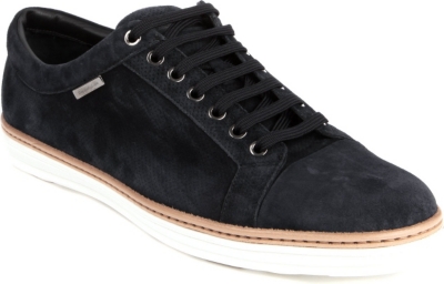 ERMENEGILDO ZEGNA Perforated suede trainers