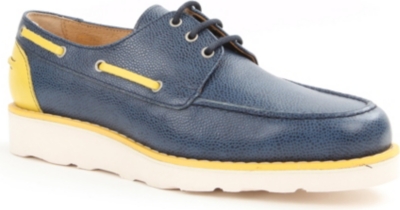 THE GENERIC MAN Chapman leather boat shoes