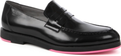 ANTHONY MILES Brunswick penny loafers (Black