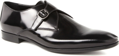 GIORGIO ARMANI Glossy monk shoes