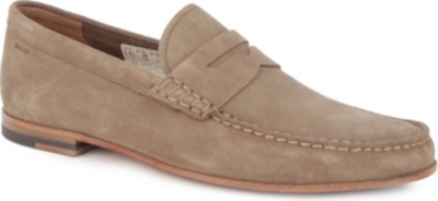 BALLY Vedor suede penny loafers