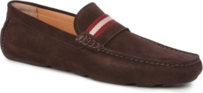 BALLY Wabler suede driving shoes