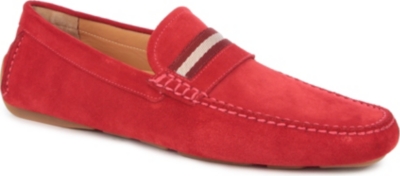 BALLY Wabler suede driving shoes