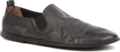 MARSELL Strasasacco leather shoes (Black