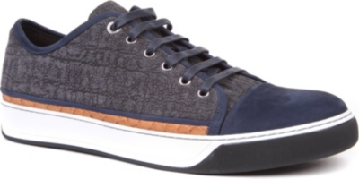 LANVIN Low-top python trainers