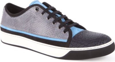LANVIN Low-top python trainers