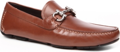 FERRAGAMO Parigi horsebit driver shoes
