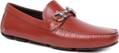 FERRAGAMO Parigi horsebit driver shoes