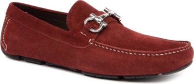 FERRAGAMO Parigi horsebit driver shoes