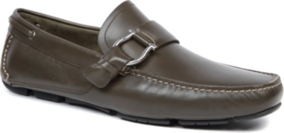 FERRAGAMO Gancio side-bit driver moccasins