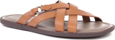 FERRAGAMO Two-tone leather sandals