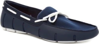 SWIMS Lace-front rubber loafers