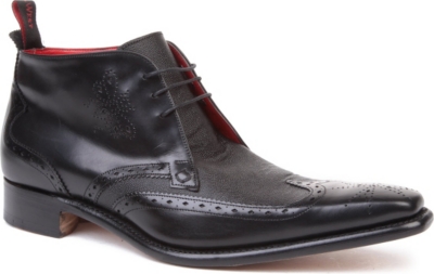 JEFFERY WEST Flashman deaths head moth Chukka boots
