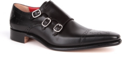 JEFFERY WEST Triple buckle monk shoes