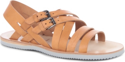 ALEXANDER MCQUEEN Multi cross sandals